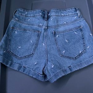 Pacsun Playboy Jean Shorts